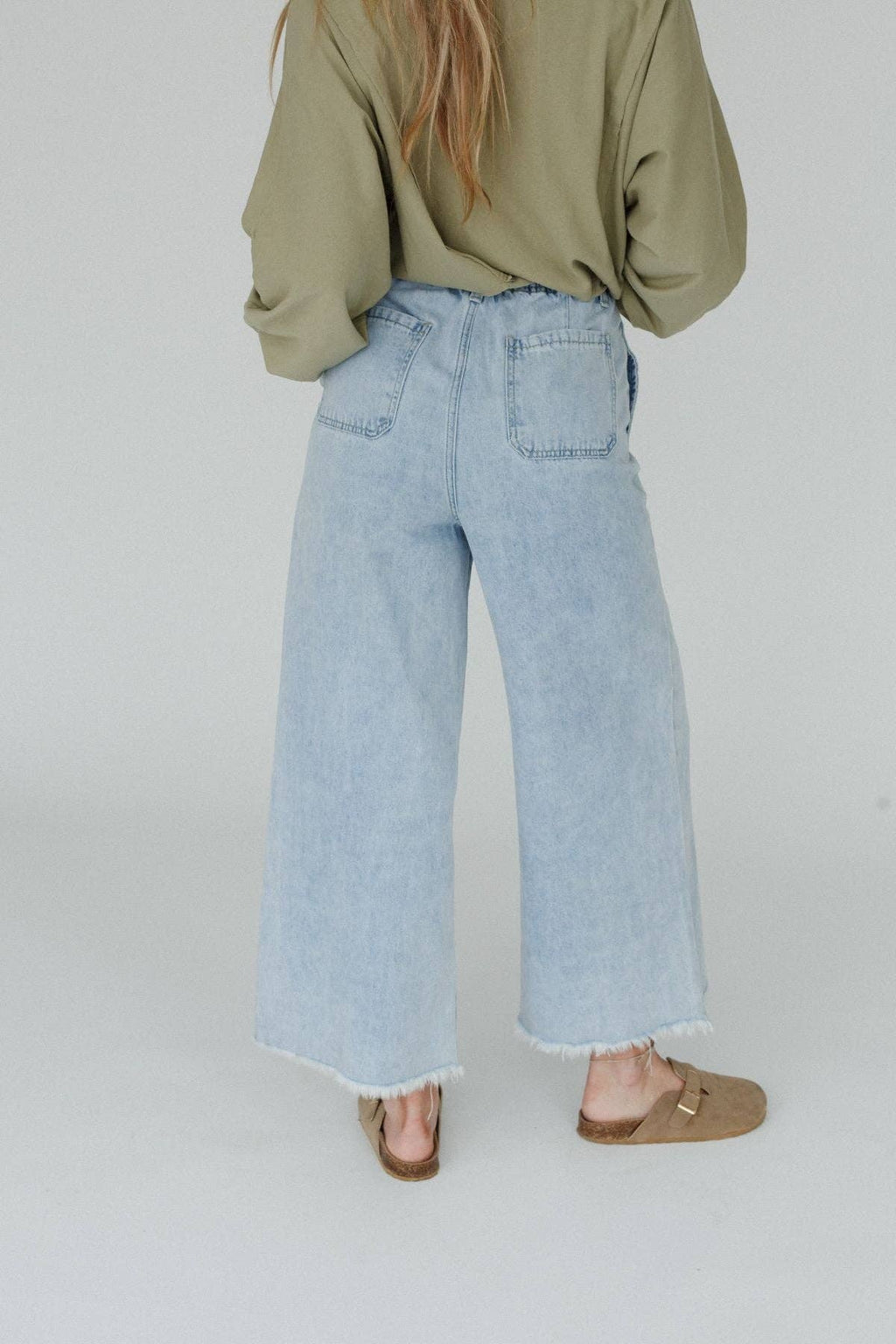 Three Bird Nest Simply You Wide Leg Jeans - Light Wash