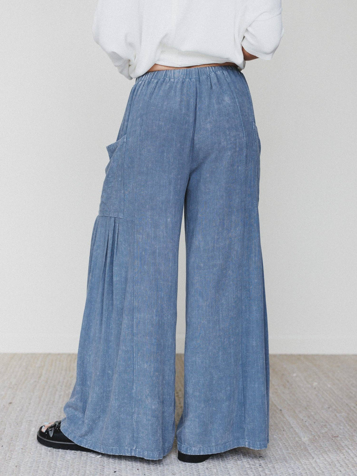 Laidback Nomad Denim Pants - Denim