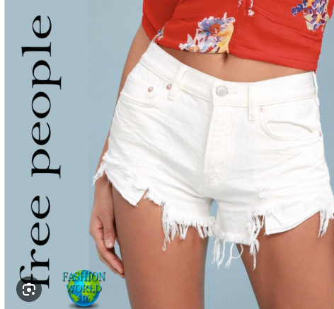 Free People Vibration Cutoff Shorts NWT SZ 29 MSRP $68.00