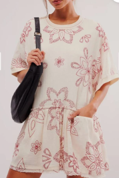 Free People Petals Mini Dress