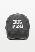 "Dog Mom" Embroidered Baseball Cap