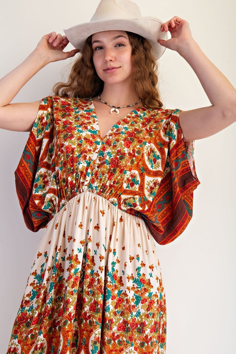 CHALLIS MAXI DRESS