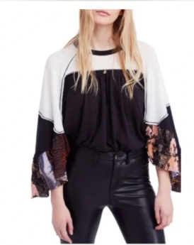 Free People Women's Friday Fever Top NWOT SZ med (SOLD OUT) MSRP $98