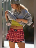 Free People Movement Varsity Blues shorts XS NWOT SOLD OUT PRINT