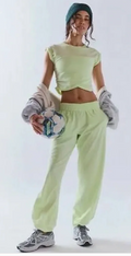 Free People Hot Shot Crossover Hot Shot Set SZ MED Mint Pistaschio NWT $98 MSRP