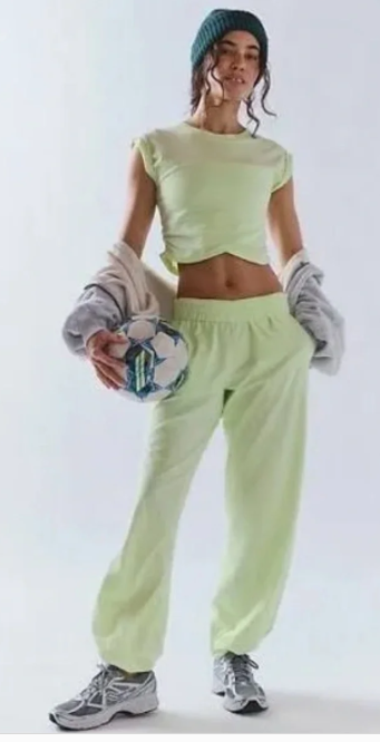 Free People Hot Shot Crossover Hot Shot Set SZ MED Mint Pistaschio NWT $98 MSRP