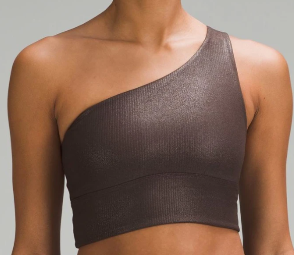 Lululemon Align ASym Rib Bra Shine A/B cup SZ 10 NWT $68