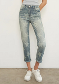 Insane Gene High Rise Printed Girlfriend Jeans / Stars / Light Size 11/29
